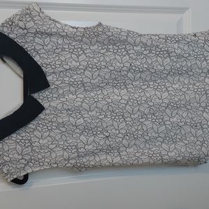 Express sleeveless lace shell